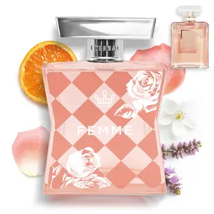 Eternal Femme - Inspired by Designer Orange Rose Perfume - 3.4 oz (100ml) - EDP - Long-lasting - Vegan - Clean Ingredients - Perfume Spray for Women - 2000 sprays per bottle Floral Fruity Fragrance Amber Vanilla Patchouli
