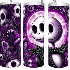 Nightmare Before Christmas 20oz Sublimation Tumbler - Perfect for Your Drinks - Drinkware, Bottle
