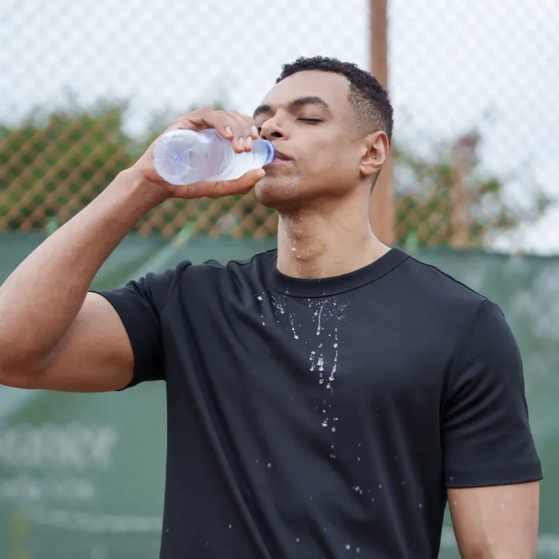 TexTale Stain Resistant T-Shirt -(Relaxed Fit&Signature Fit) EasyClean&Comfort Repellent Tee for Everyday Use, Cotton Modal Casual Crewneck Plain Dura