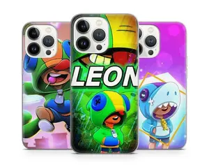 Brawl Stars Leon Phone cases, Aesthetic Cover, Gaming case - Durable Protection for iPhone X, 11, 12, 13, 14, 15, 16, Pro Max - Fit for All Models
