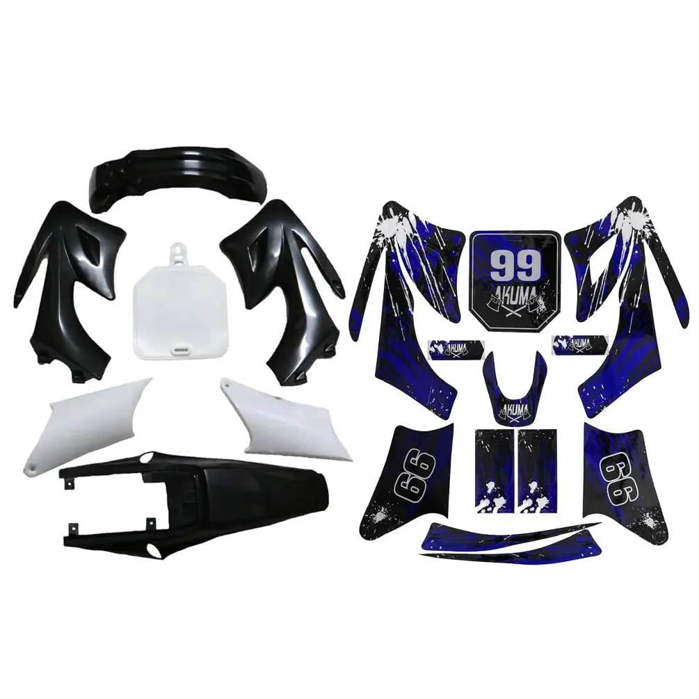Apollo Orion Plastics Fairing Fenders & Graphics Kit for 90cc 110cc 125cc 150cc Pit Dirt Bike