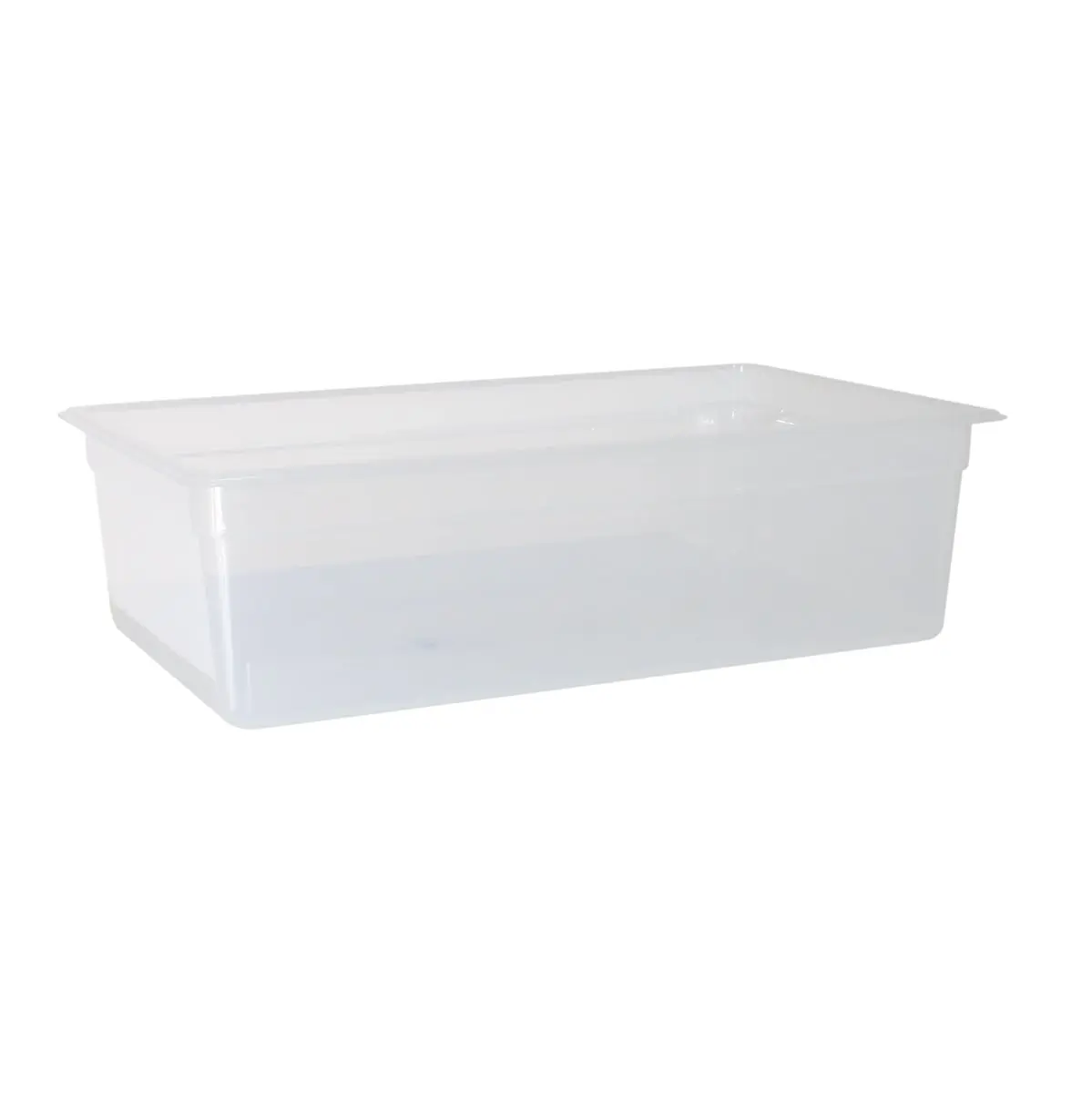 TrippNT Plastic Lab Flow Tray with Racks - 6 in. Deep, Durable, Portable, Chemical-Resistant Polypropylene, Translucent Home Organizer Storage Box with Containment