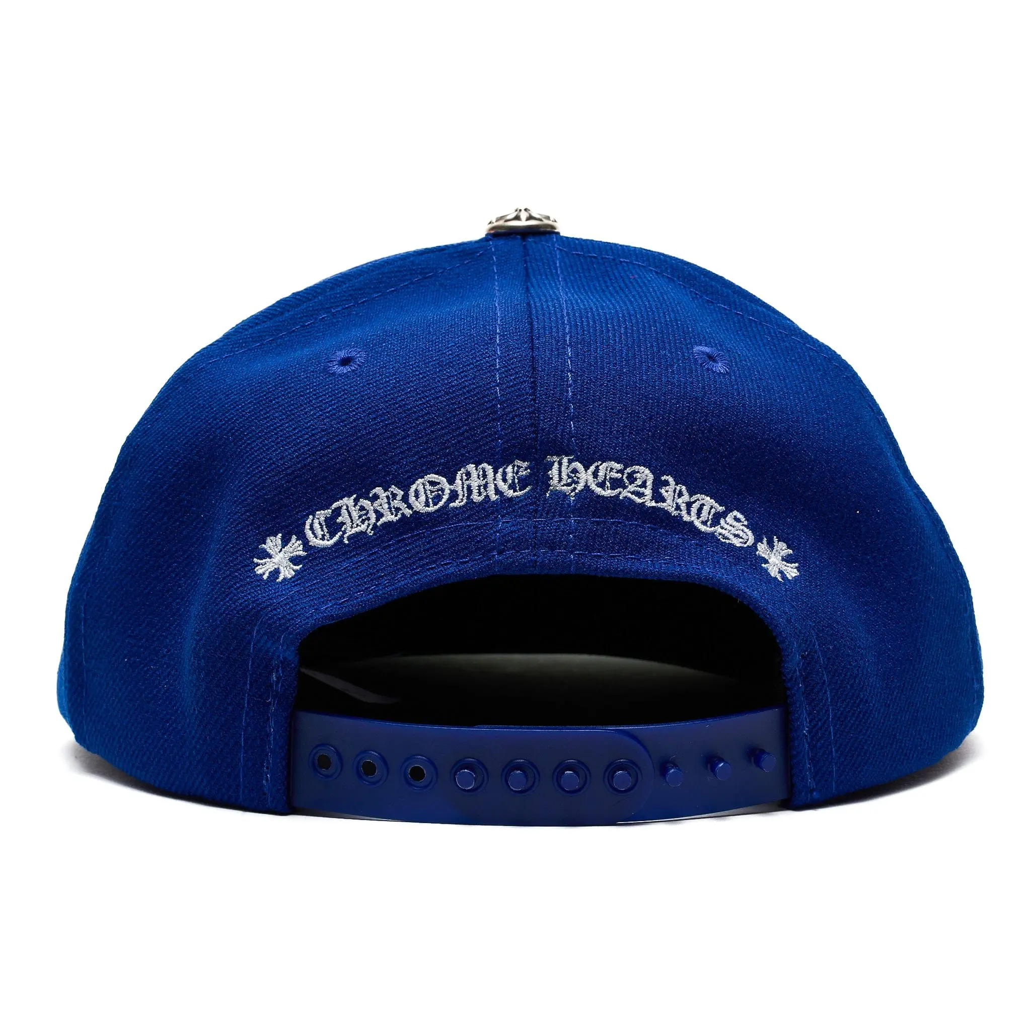帽子 Chrome embroided Hiphop fashion cap Chrome Hearts Unisex Snapback Cap - Blue-and-White Baseball Hat