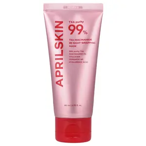 April Skin TXA Niacinamide 99 Night Wrapping Beauty Mask, 2.7 fl oz (80 ml)