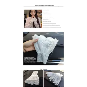 Fake Sleeves Muse Lace Hollow Jewelry Fake Cuffs, Literary Fresh Crochet Fake Sleeves