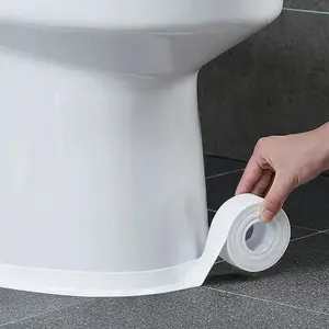 1PCS Border waterproof and mildew-proof toilet caulking strips, kitchen and bathroom self-adhesive sealing tape, bathroom waterproof tape
