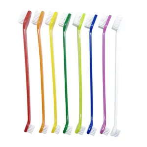 Dog Toothbrush Set of 8 – Dual Headed Dental Hygiene Brushes for Small to Large Dogs, Easy Teeth Cleaning & Dental Care,Dog Tooth Brushes for Small to Large Dogs, Cats, and Most Pets