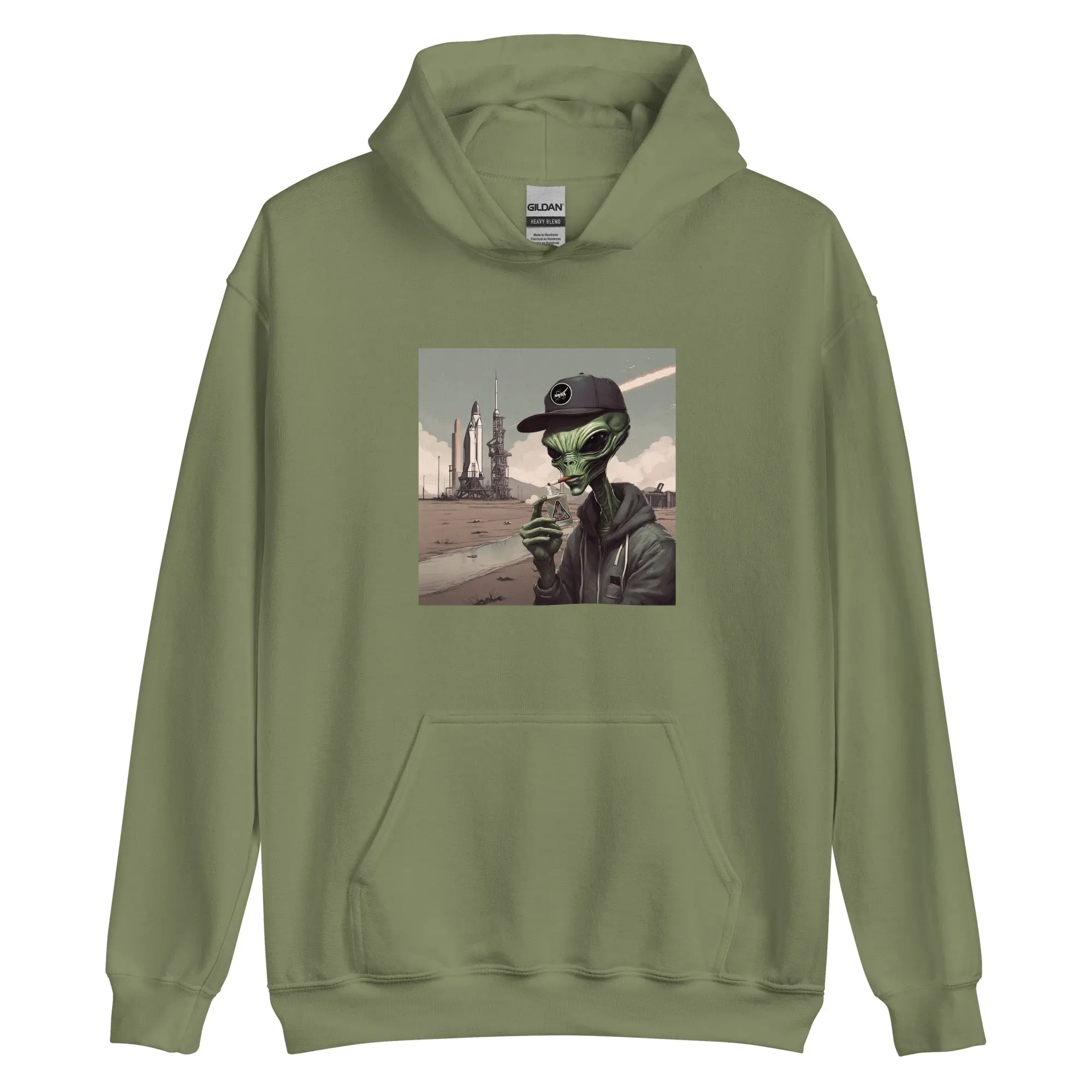 Alter Ego Alien NASA Area 51 UFO Trendy Unisex Hoodie