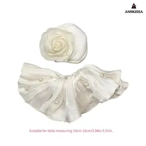 Elegant Doll Clothing Set 5.12-5.91 inches with Two-Piece  & Cape for Stylish Dolls Clothes Set with Accessories Kuromi Fashion Doll Outfits and Sweater Doll Set Hat  Doll Outfit Set Crochet