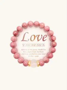 Natural Stone Beaded Bracelet, Fashionable Double Layer Bracelet for Women & Girls, Trendy All-match & Exquisite Jewelry for Birthday Gift