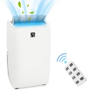 12000 BTU Portable Air Conditioner, 3-In-1 Cooling, Dehumidifier Fan for Rooms Up to 550 Sq. Ft. Digital Display, Remote Control, and Smart Sleep Mode