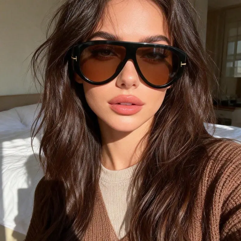 Large Frog Fashion Glasses Shades, Simple Stylish Unisex Eyewear, Perfect for Daily Outdoors, Beach, Vacation, Travel, Holiday Parties, Casual Style Eyewear