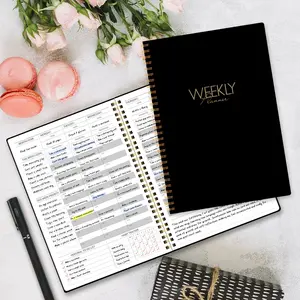 B5 Weekly Productivity Planner Notebook, Includes Schedule, Goals, Priorities, To-Do Lists & Habit Tracker, Ideal for School & Office Use