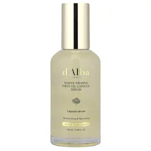 d'Alba White Truffle First Oil Capsule Serum, 3.38 fl oz (100 ml)