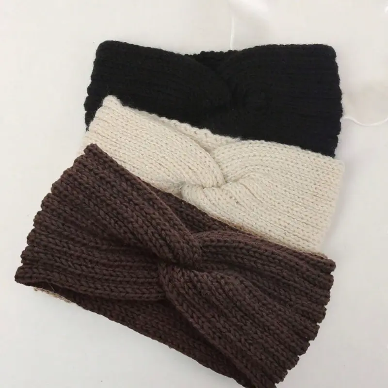 Women's Fuzzy Hairband Set, Fall Winter Ear Protection Headband, Stylish Knit Warm Accessory, Christmas Decoration, Headbands Women, Fashion Headbands, Hair Accessories