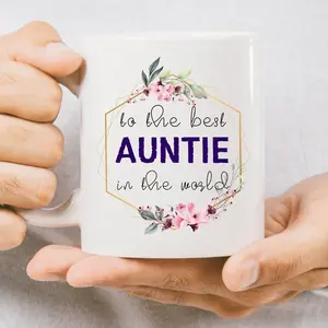Personalised Auntie Mug Mother's Day Mug Auntie Gift Mother's Day Gift Birthday Gift Auntie World Best Aunty Mug Mugs For Aunty Mugs Auntie.