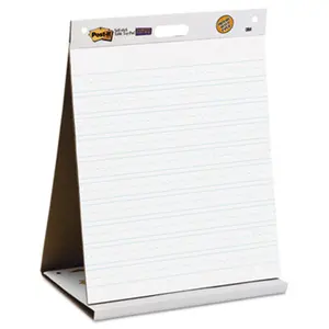 Sticky note Easel Pads  Self-Stick Tabletop Easel Ruled Pad Command Strips 20 x 23 White 20 Shts-Pad