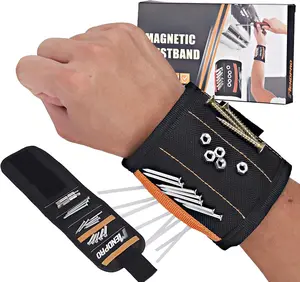 Wristband for Tools, Screws, Nails and Drill Bits,  Wrist Band Made from 15  , Wrist  Screw Holder, Tool Gifts for Men, Dad, Husband, Grandpa, Handyman