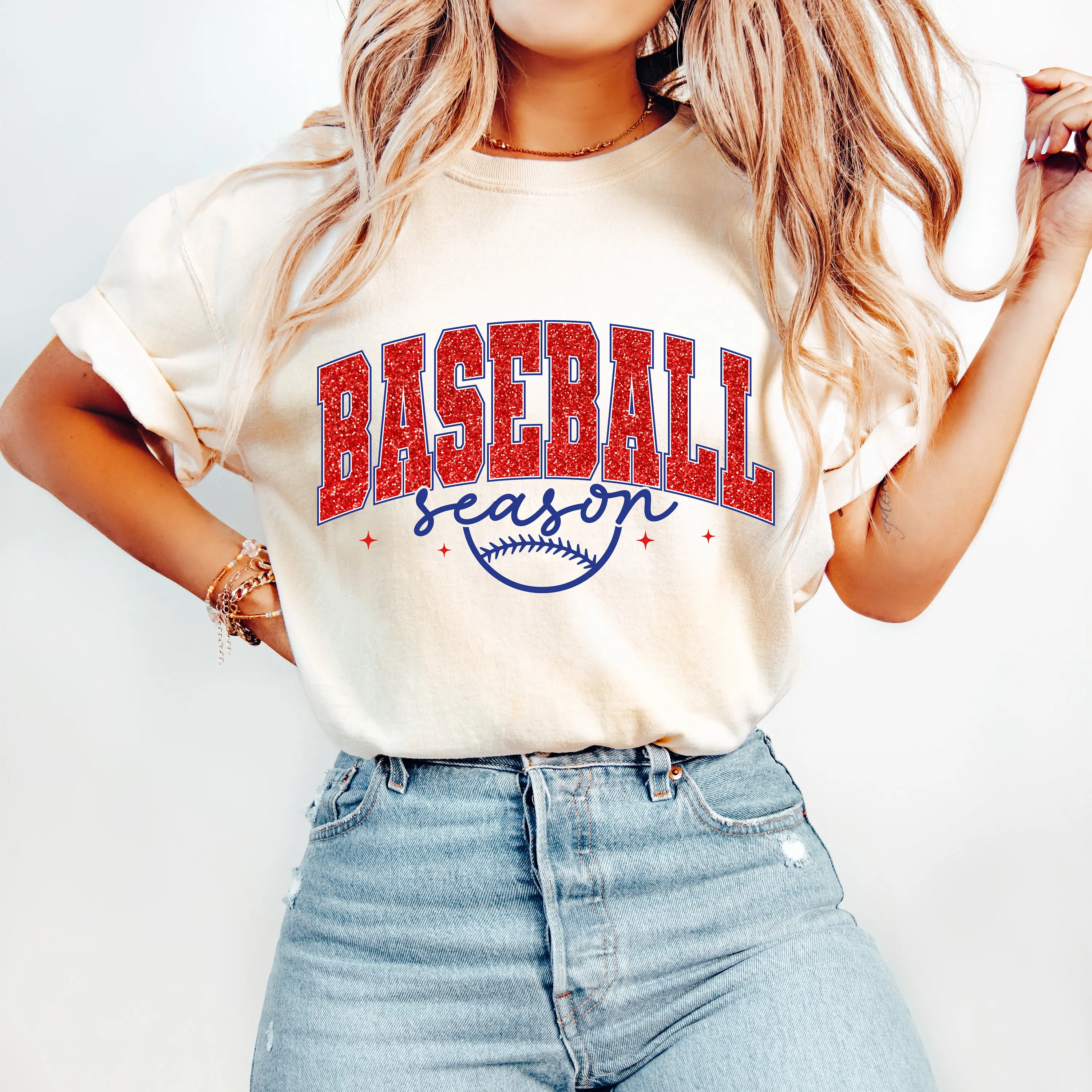 Baseball Season Hoodie Glitter Baseball Hoodie Sublimation tshirt shirt sweatshirt Hoodie Baseball Mom Hoodie Casual Cotton