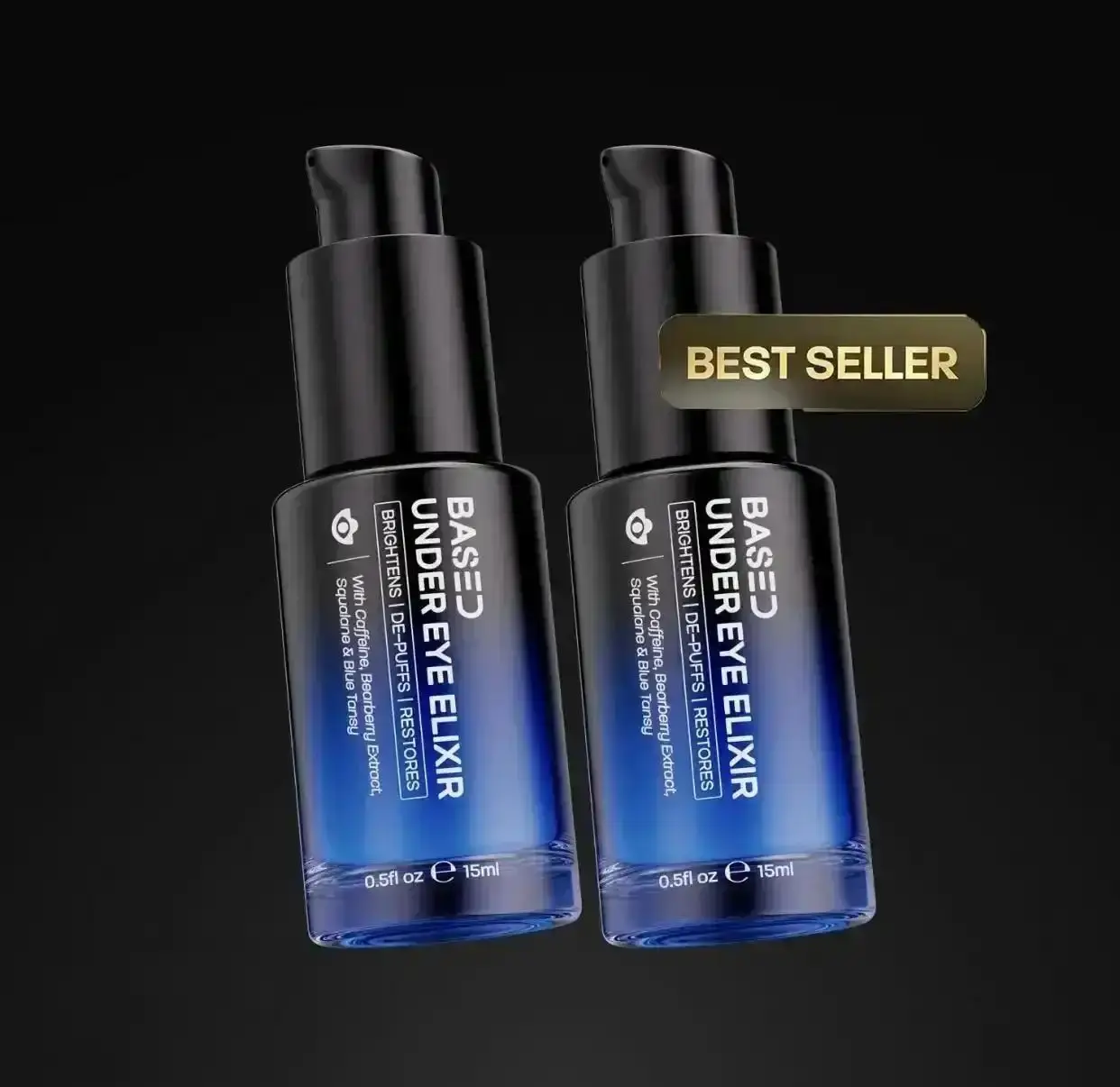 BASED Under Eye Elixir |   Brightens, De-Puffs & Revitalizes Under Eyes |   Simple, Effective, BASED, Eye Treatments