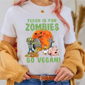 Vegan Zombies Eat Grains Shirt, Funny Halloween Vegan Shirt, Vegan Lover, Animal Lover, Halloween Costume Shirt, Zombie shirts freedom shirt
