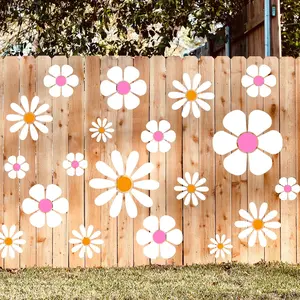 Large Flower Stencils for Painting Flower Stencils for Walls Floral Stencil Templates for Garden Fence  Furniture Fabrics