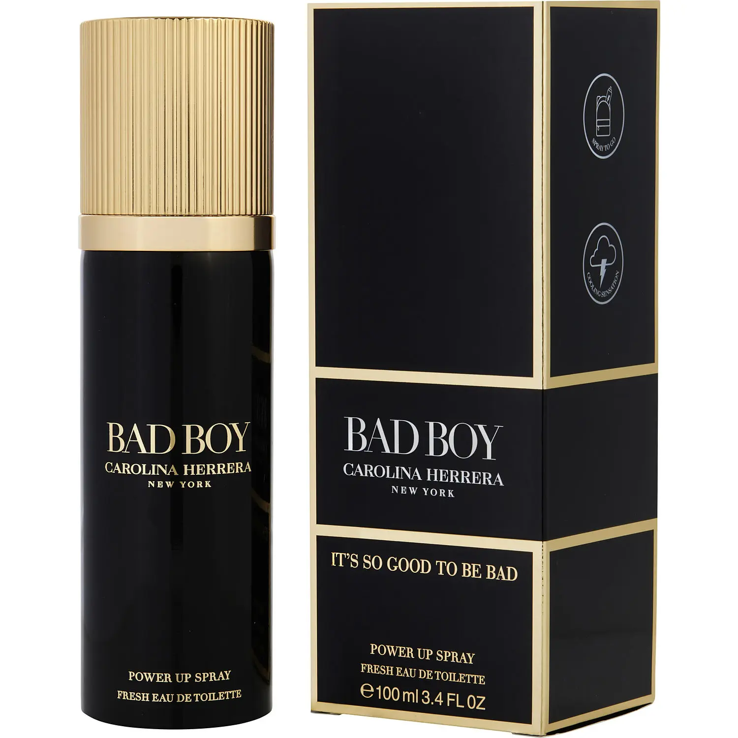 Ch Bad Boy By Carolina Herrera Power Up Spray For Men