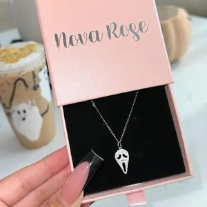 Nova rose  Ghost Face Necklace for Women - Suitable for Halloween