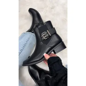 Alana Slip On Ankle Bootie - Black