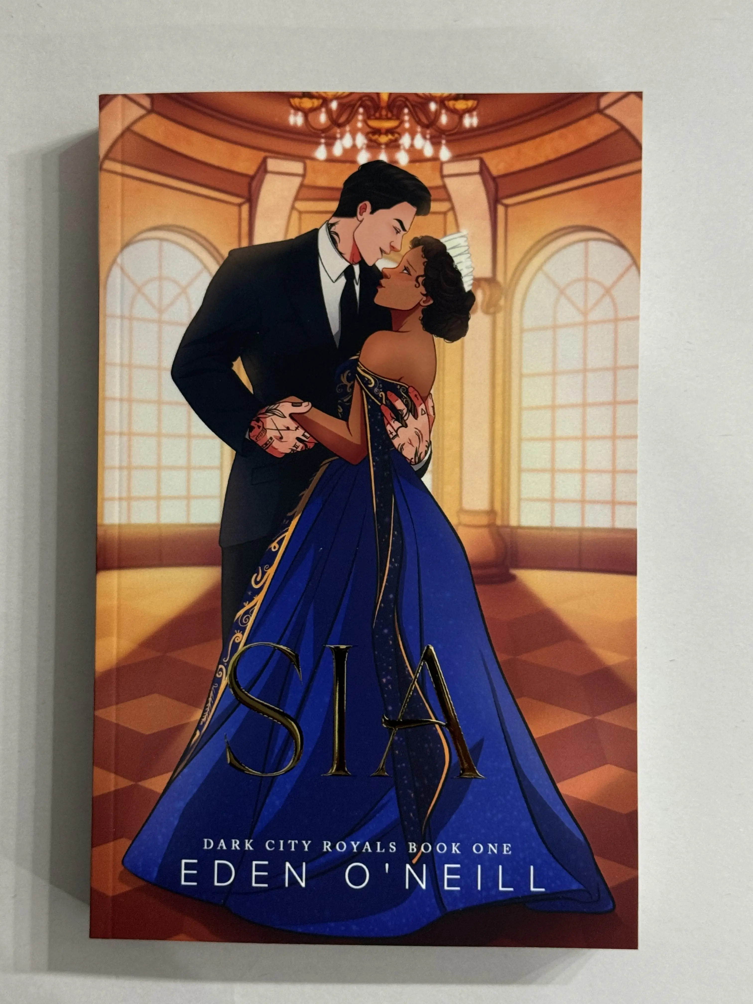Sia Paperback Special Edition Novel by Eden O'Neill - Hand Signed, Gold Foil, Decorated Chapter Pages, Full Illustrated Soft Cover Book