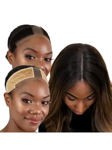 2 Pcs Wigrip Premium Velvet Lace Wig Grip Band for Women, Fully Adjustable Reinforced Hairline, Non-Slip Breathable Glueless Wig Band
