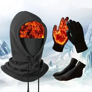 [Winter Warmth] 3pcs Winter Warmth Set |     Hat, Neck Gaiter, Gloves, Socks |     Holiday Gifts