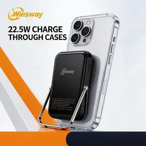 Magnetic Portable Wireless Fast Charger, 10000mAh Power Bank Wireless Battery Pack, 22.5 W PD Quick Charge with LED Display, Compatible with iPhone Series