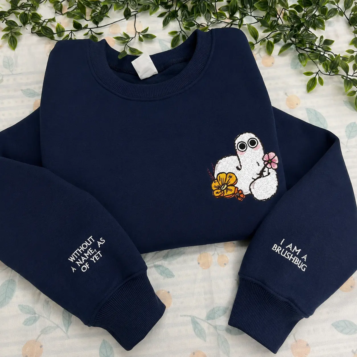 Brushbug Witch Hat Atelier Inspired Anime Embroidered Sweatshirt, Hoodie, Quarter-Zip and T-shirt | Gift with Name
