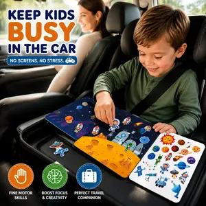 6-Pack Quiet Book & Busy Book Educational Toy for Ages 3+, Fine Motor Skills, Problem Solving Learning Toy, Preschool Kids Graduation/Summer Activity Gift, Affordable Mid-Year Sale Party Gift