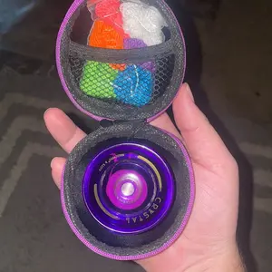 MAGICYOYO K2 Crystal - Professional Responsive Yoyo for Kids Beginners with Extra Unresponsive Yoyo Bearing, Pro Plastic Trick Yoyo for Adults+12 Yoyo Stings+Bearing Removal Tool+Storage Bag