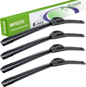 Wiper Blades For My Car("+")* Front Windshield Wipers Replacement For Chevy Spark /Fiat  +More(Pack of )