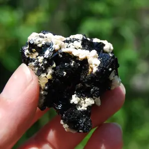1.8in Raw Black Tourmaline Crystal Flower Cluster Floater, Erongo, Namibia bt6