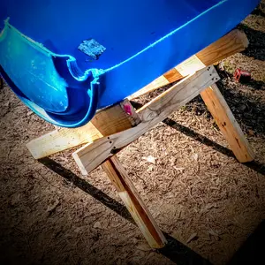Barrel Planter Stand For Raised Gardening