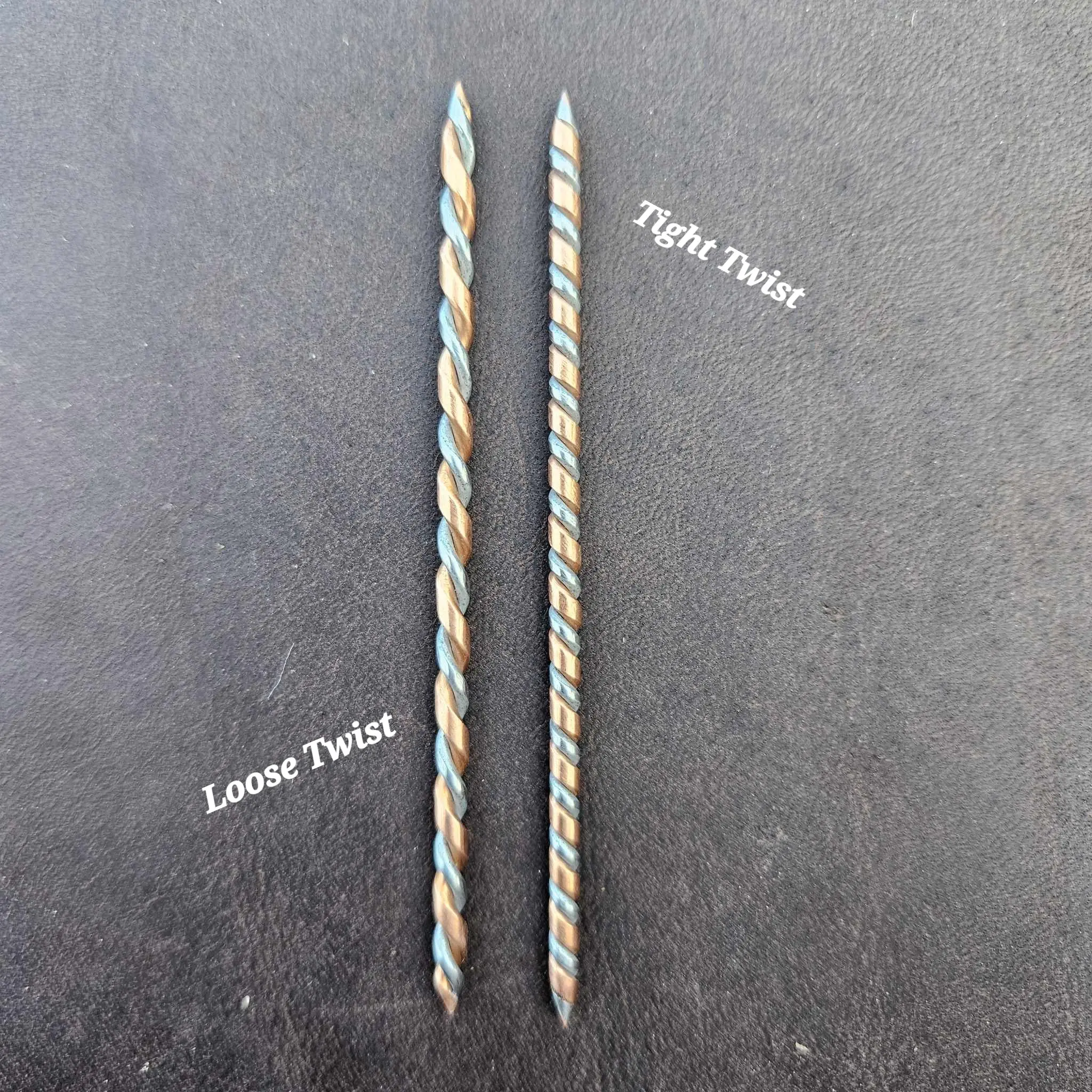 Stainless Steel Copper Cowboy Toothpick - Western Charm Hat Accessories