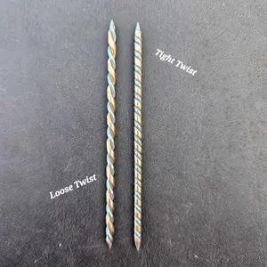 Stainless Steel Copper Cowboy Toothpick - Western Charm Hat Accessories