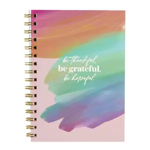 Erin Condren A5 Gratitude Journal Daily Practice Reflect & Reset 120 Pages High-Quality 100gsm Paper Gold Wire Binding Sturdy Cover for On-The-Go Reflection