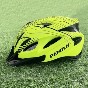 Green and black lightweight bicycle Helmet - removable Sun Visor - All Bike Types and Fits Most Head Sizes With Adjustable Straps - Durable Protection - 10.24 inches by 5.51 Inches By 8.26 Inches.