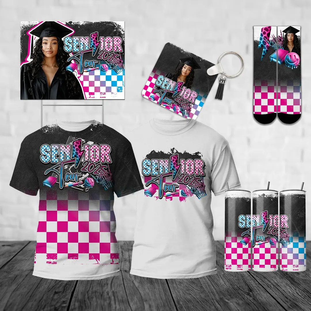 Custom Sublimation Senior Tour Merchandise