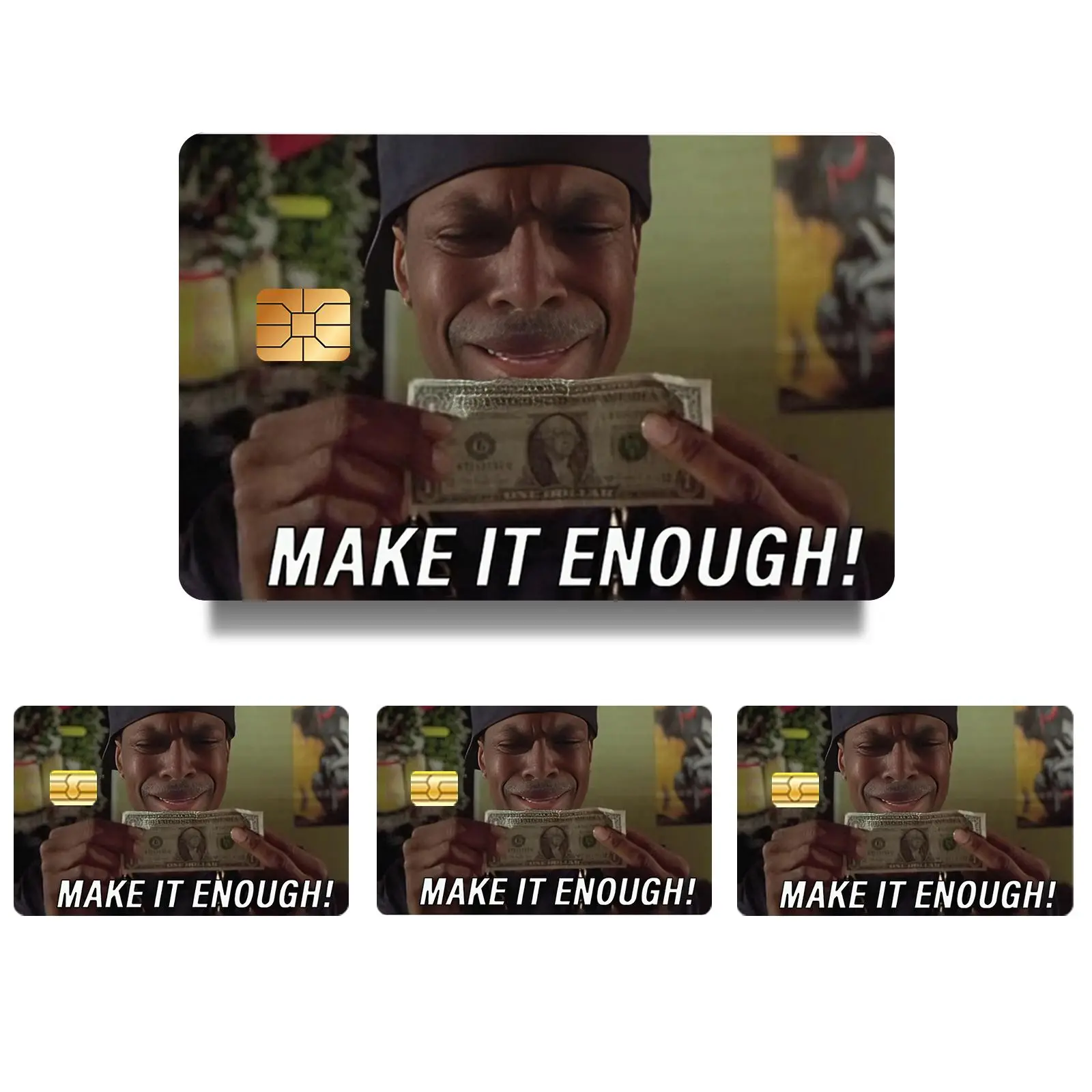 Credit Card Skin Sticker, 4 Counts/Set Ultra-thin Waterproof & Scratch Resistant Credit Card Skin Sticker, Personalized Bank Card Sticker