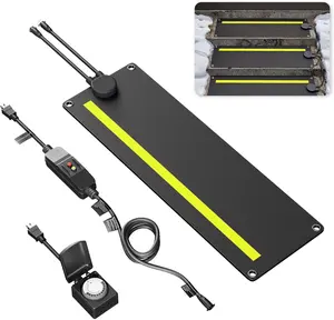 AMERLIFE Graphene Snow Melting Mats Outdoor , Heated Outdoor Mats for Winter Snow Removal, Non-Slip Electric Heated Snow Melting Matsoof Collocatable Heated Snow Mat for Stair, Walkway, Roof, Garage (1 Pcs)