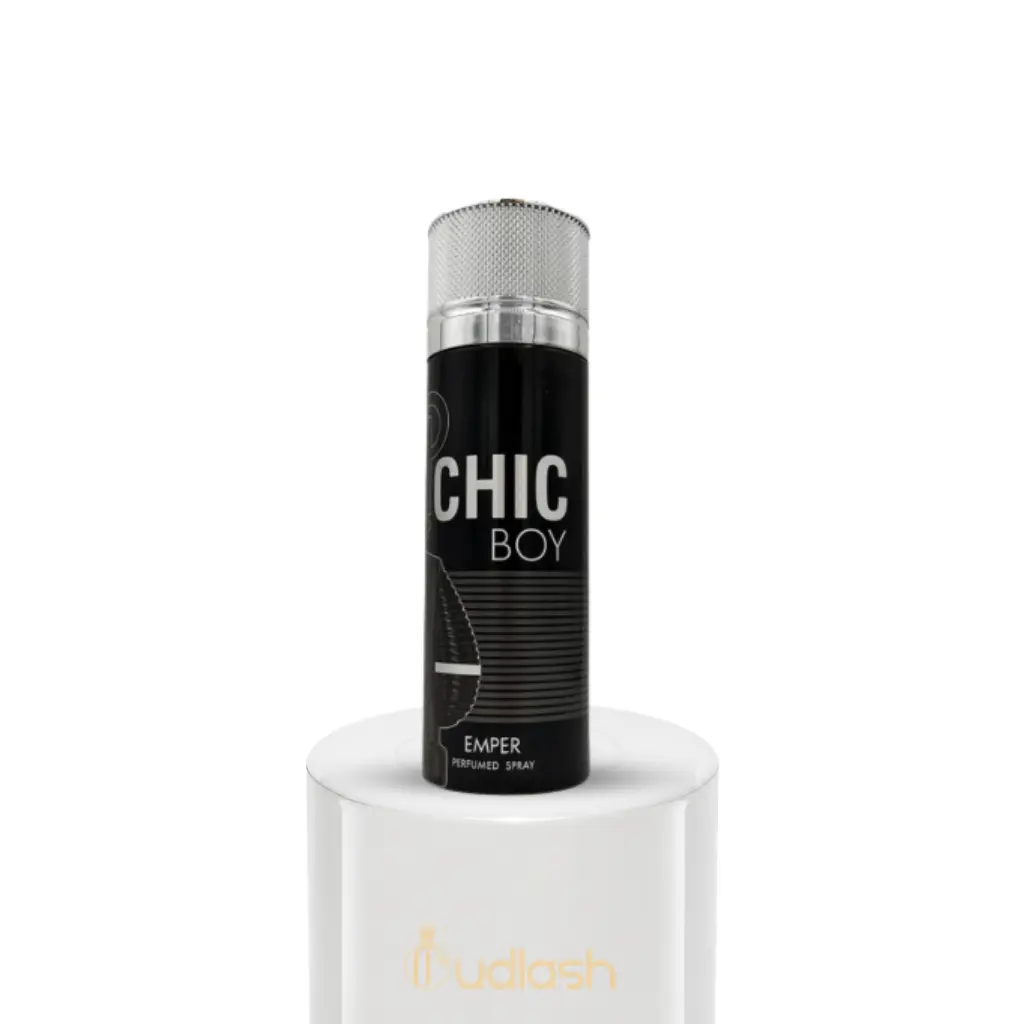 Emper | Chic Boy Body Spray | Unisex Fragrance | 200ML- 6.6Oz | Eau De Parfum |  Pink pepper- pear, Indonesian nutmeg