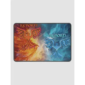 Re-Born Phoenix Dual Desk Mat 12x18