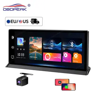 Obdpeak 4K 11.3 "Wireless CarPlay dash cam portable car radio screen Android Auto voice control BT Wholesale