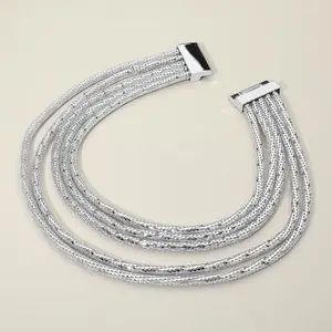 Strength in Links- Layered Necklace